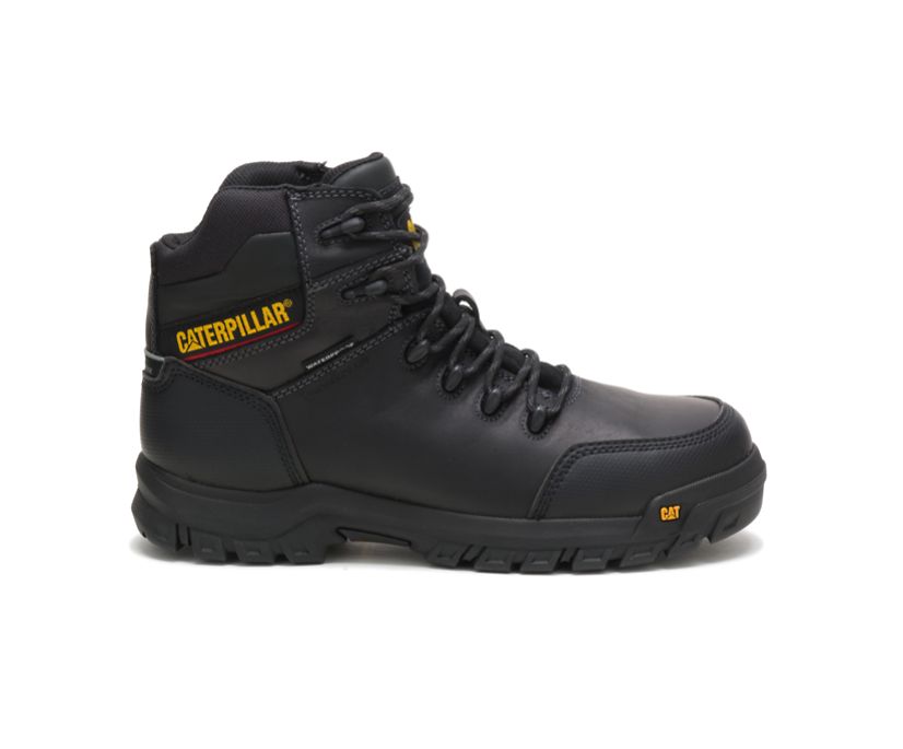 Caterpillar Resorption Waterproof Composite Toe - Sicherheitsstiefel Herren Schwarz - Schweiz WSZI-9